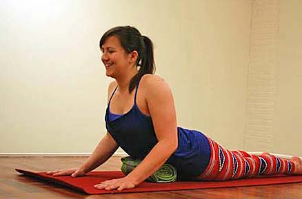 Groundwork! co-founder Sarah Athanas maintains perfect balance as a Yoga instructor.