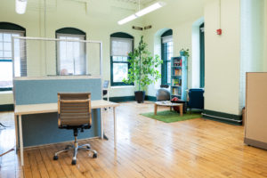 interior view, coworking space