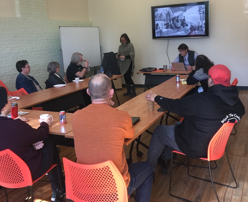Groundwork members gather to learn about New Bedford Research & Robotics